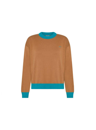 SUN68 Sun68 - Maglione Donna Cammello K43219 da donna
