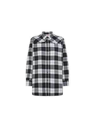 SUN68 Sun68 - Camicia Bianco/nero S43230 da donna