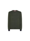 SUN68 Sun68 - Maglione Militare Elbow Contrast K43110 da uomo