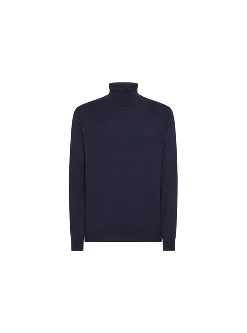 SUN68 Sun68 - Maglione Turtle Navy Blue K43111 da uomo