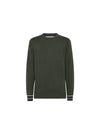 SUN68 Sun68 - Maglione Cuffs Militare K43118 da uomo