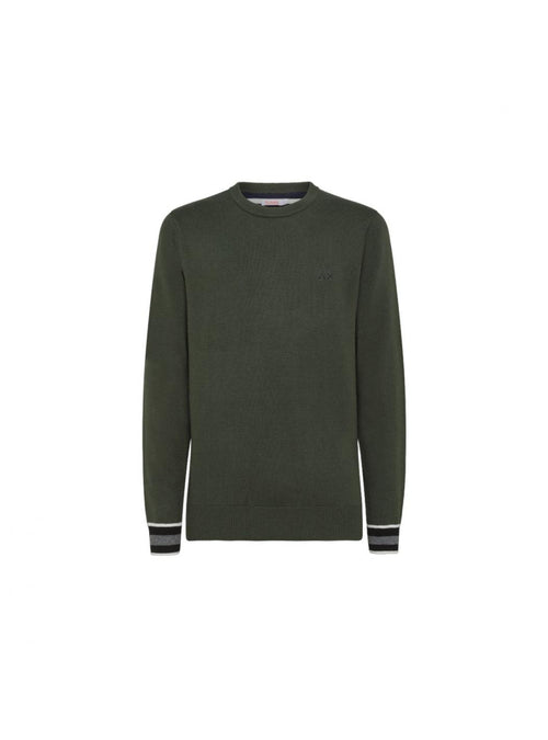 SUN68 Sun68 - Maglione Cuffs Militare K43118 da uomo