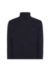 SUN68 Sun68 - Maglione Turtle Navy Blue K43140 da uomo