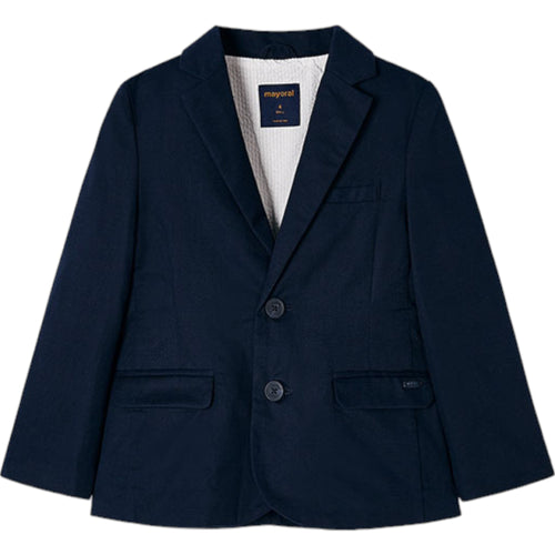 MAYORAL Mayoral - Giacca Blu 077 In Lino 3486 da bambino