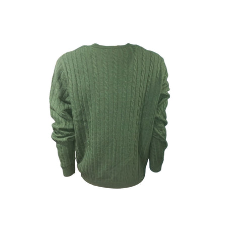 SUN68 Sun68 - Maglione Round Verde Scuro K43141 da uomo