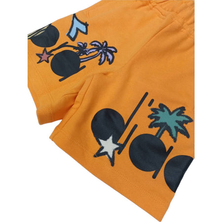 Diadora - Compl.bianco/arancio Palme S4DIBBTT088 da bambino