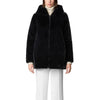 SAVE THE DUCK Save The Duck - Pelicciotto Cappuccio Nero D40070W da donna