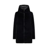 SAVE THE DUCK Save The Duck - Pelicciotto Cappuccio Nero D40070W da donna