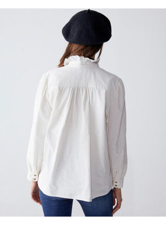 SHAFT Shaft - Camicia Velvet Gerry Panna BI1D9JT9800 da donna