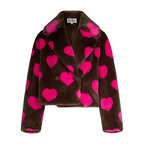SAINT BARTH Saint Barth - Pellicciotto Con Cuori EMEL001 da donna
