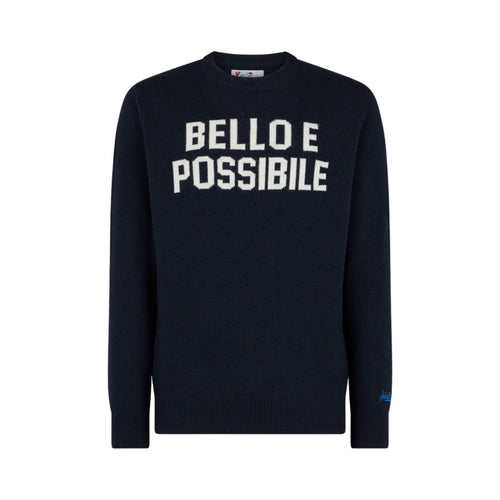 SAINT BARTH Saint Barth - Maglia Bello Possibile Blu HER0001 da uomo