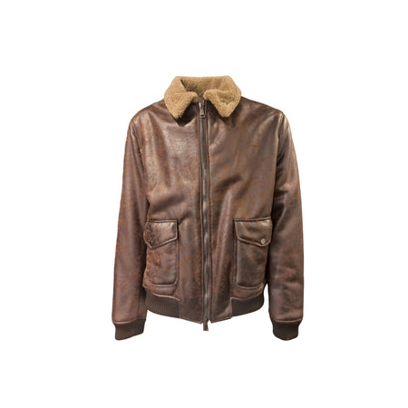 BOB Bob - Giubbotto Pelle Marrone A24SHET149 da uomo
