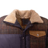 BOB Bob - Piumino Collo Pelliccia Blu A24RICK da uomo