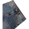 RICHMOND Richmond - Bermuda Denim Logo Bianco RBP24087BENH da bambino