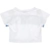 MONNALISA Monnalisa - T-shirt Frange Bia/celeste 9958 11C604 3206 da bambino