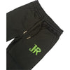 RICHMOND Richmond - Pantalone Nero Logo Lime RIP24121PANE da bambino