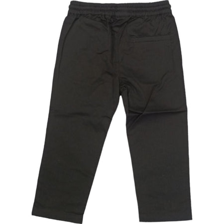 RICHMOND Richmond - Pantalone Nero Logo Lime RIP24121PANE da bambino