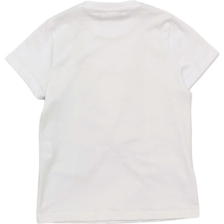 Daniele Alessandrini - T-shirt Bianca Con Gilet Verde 1296M00073 da bambino