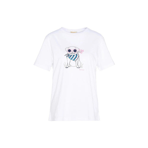 BARBOUR Barbour - T-shirt Bianca Honeywell LTS0635 da donna