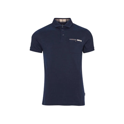 BARBOUR Barbour - Polo Blu Corpatch MML1071 da uomo
