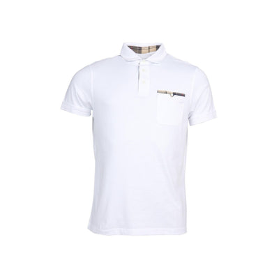 BARBOUR Barbour - Polo Bianca Corpatch MML1071 da uomo