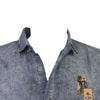 BOB Bob - Camicia Lino Denim R00404 da uomo