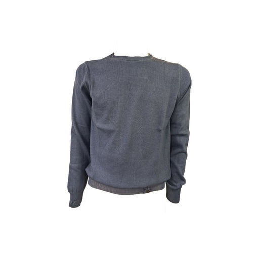 BOB Bob - Maglia Girocollo Toppe Denim P24BLAS/NT da uomo