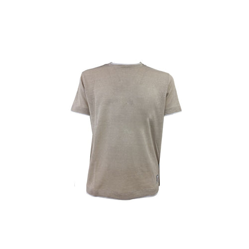 BOB Bob - T-shirt Lino Blu P24LIN da uomo