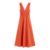 ECOALF Ecoalf - Abito Scollo Profondo Arancio BORNITEALF da donna
