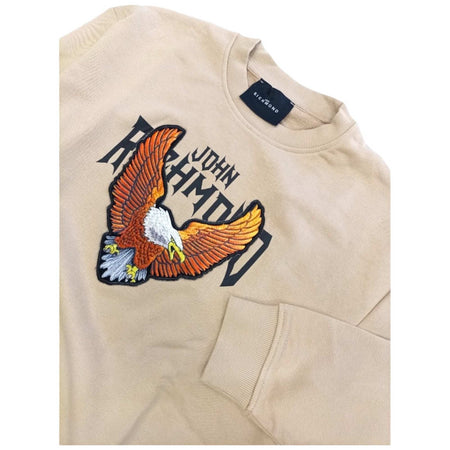 RICHMOND Richmond - Felpa Beige C/aquila RBA24140FEOF da bambino