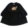moschino Moschino - Abito Nero 60100 Orso/cuori MDV0BL LDA16 da bambino