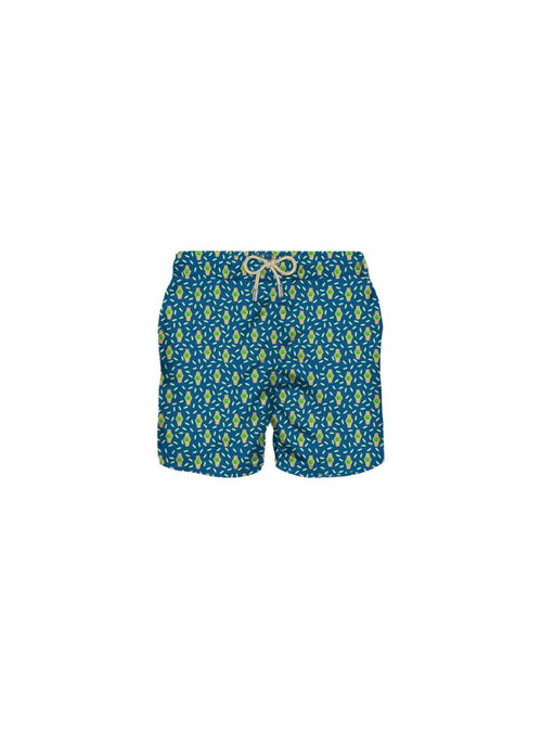 SAINT BARTH Saint Barth - Boxer Mare Blu LIGHTING MICRO da uomo