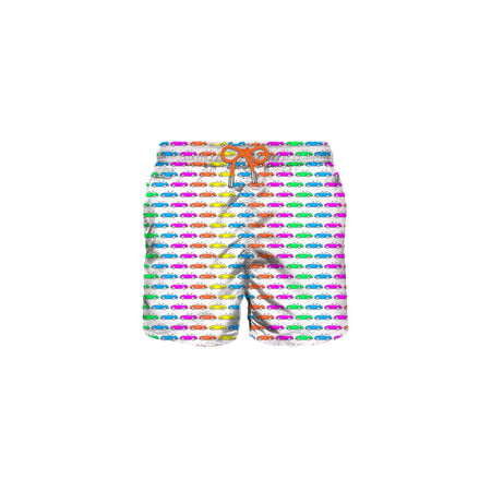 SAINT BARTH Saint Barth - Boxer Mare Motor Car Bianco LIGHTING MICRO da uomo