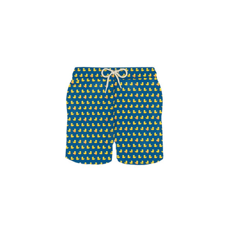 SAINT BARTH Saint Barth - Boxer Mare Ducky Blu LIGHTING MICRO da uomo