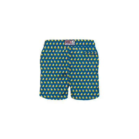 SAINT BARTH Saint Barth - Boxer Mare Ducky Blu LIGHTING MICRO da uomo