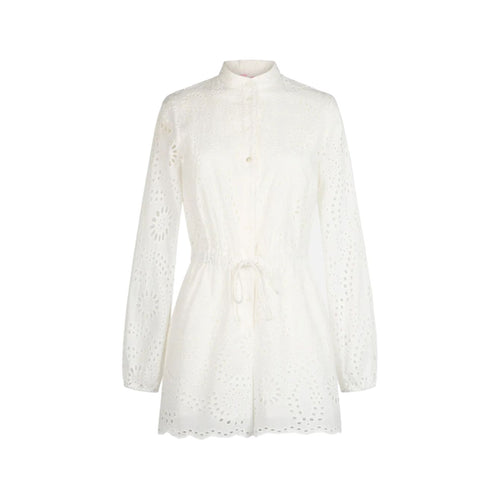 SAINT BARTH Saint Barth - Abito Girasoli Bianco JULIAN 04227F da donna