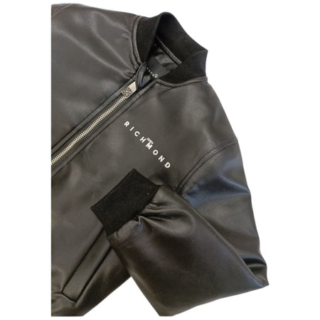 RICHMOND Richmond - Giubbotto Ecopelle Nero RBA24172GBHB da bambino