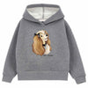 MONNALISA Monnalisa - Felpa C/cappuccio Grigio Lurex 19D609 4005 da bambino