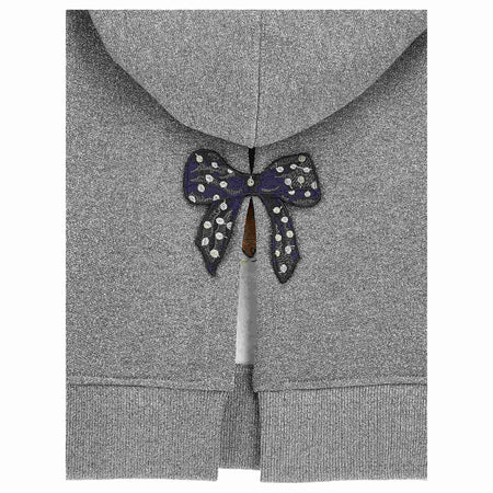 MONNALISA Monnalisa - Felpa C/cappuccio Grigio Lurex 19D609 4005 da bambino