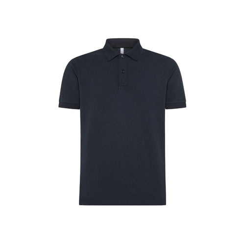 SUN68 Sun68 - Polo Cold Dye Navy Blue A34104 da uomo