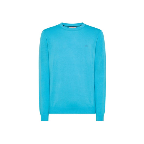 SUN68 Sun68 - Maglione Solid Turchese K34101 da uomo