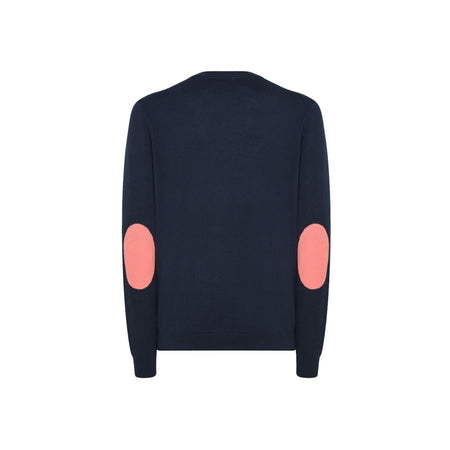 SUN68 Sun68 - Maglia Elbow Navy Blue K34110 da uomo