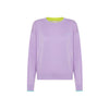 SUN68 Sun68 - Maglia Double Rib Lilla K34211 da donna