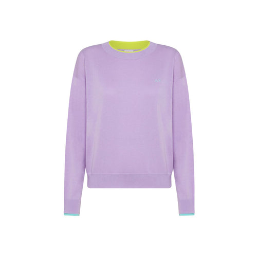 SUN68 Sun68 - Maglia Double Rib Lilla K34211 da donna