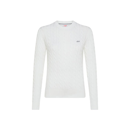 SUN68 Sun68 - Maglia Cable Panna K34218 da donna