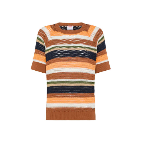 SUN68 Sun68 - Maglione Jacquard Panna K34227 da donna