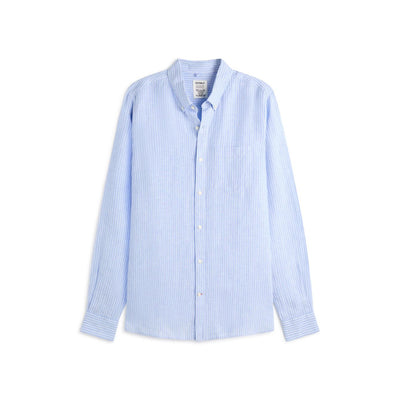 ECOALF Ecoalf - Camicia A Righe Celeste ADANALF da uomo