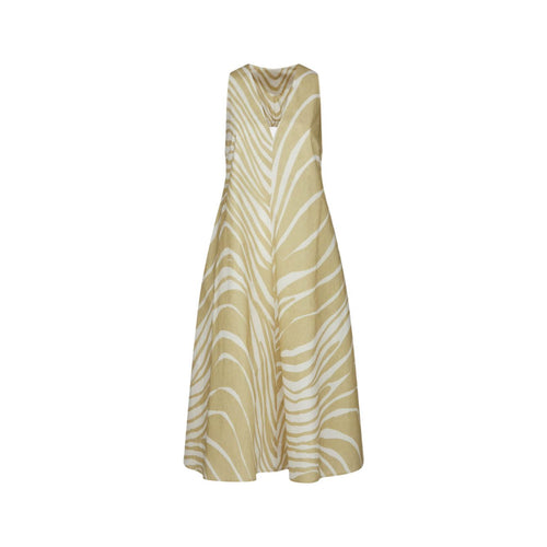 SKILLS & GENES Skills & Genes - Abito Lungo Beige/verde W274A19 da donna