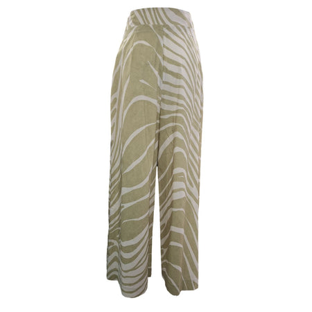 SKILLS & GENES Skills & Genes - Pantalone Ampio Beige/verde W271GINA582 da donna