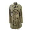 WHITE WISE White Wise - Trench Verde WW29202 da donna